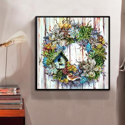 5D Diy Diamond Painting Beautiful Wreath Diamond Embroidery Full Lay Anime Cross Stitch Kits Home Decor Handmade Gift