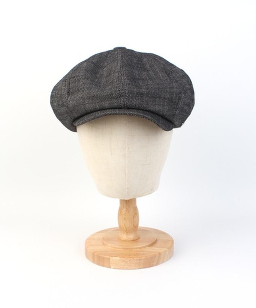 Yunibeosyeolkemiseuteuli Overfit Logo Black Newsboy Cap