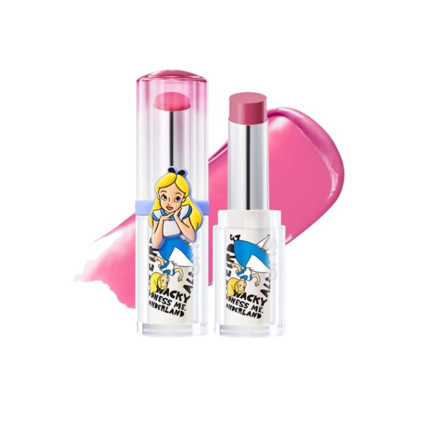 CLIO Crystal Glam Balm Special Set (Alice in Wonderland Edition) Tinted Lip Balm + Tint Ring (3 Colors)