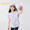 Balabala Girls' 2025 Summer Short-Sleeve Sun Protection T-Shirt