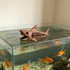 Hai-Skelett-Aquarium-Versteck, schwimmendes Betta-Versteck, 3D-gedruckte Garnelenhöhle für Garnelenbecken, Betta-Fisch-Nano-Aquarium-Dekoration