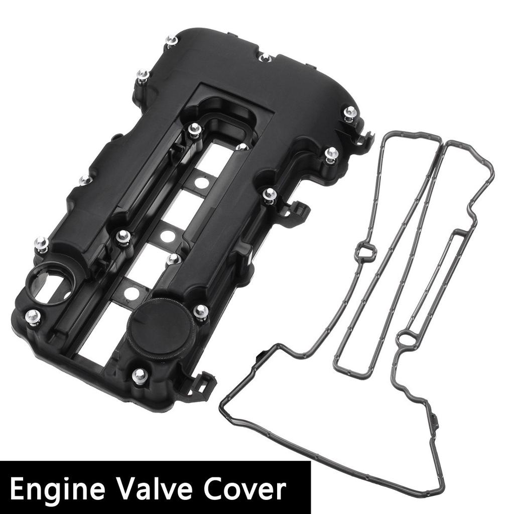Buy 1 Set Black Camshaft Engine Valve Cover Bolts & Seal For Chevy