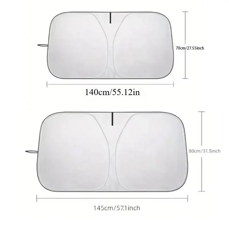 Folding Windscreen Visor Car Front Window Sunshade Cover Sun Shade Windshield New Summer Auto UV Protection Styling Accessories