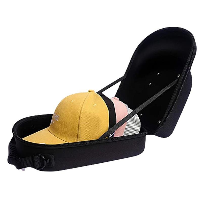 

Дорожная сумка, чехол для бейсболки, унисекс, портативный, для спорта на открытом воздухе, высококачественная коробка для хранения, сумка для переноски из ЭВА, сплошной цвет чёрный