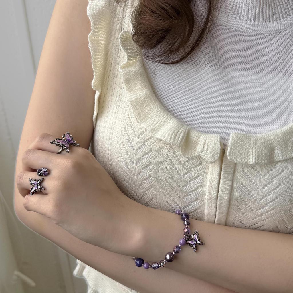 Butterfly Motif Bracelet SAMB0876LSXV [Anna Sui]
