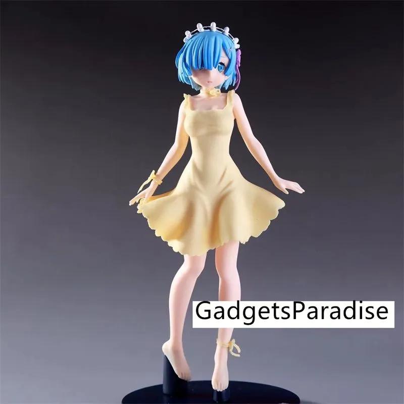 23cm Anime Re:Life in a different world from zero Rem Ram PVC Figure Model Collectible Toy