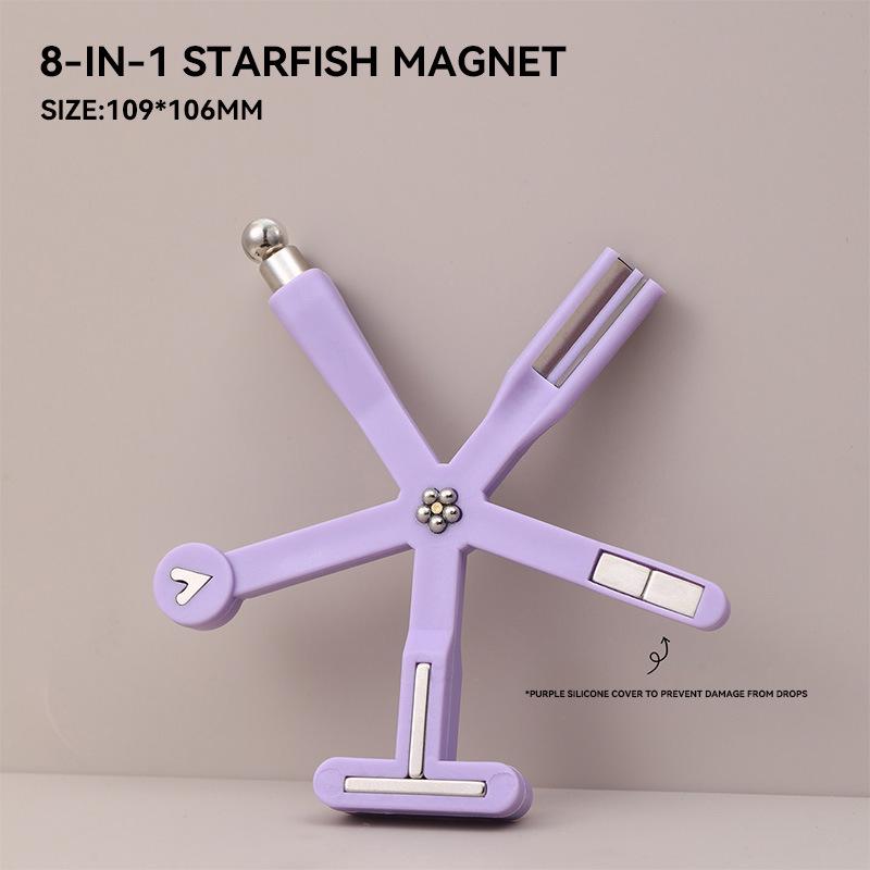 8-in-1 Starfish Cat Eye Nail Art Magnet Stick