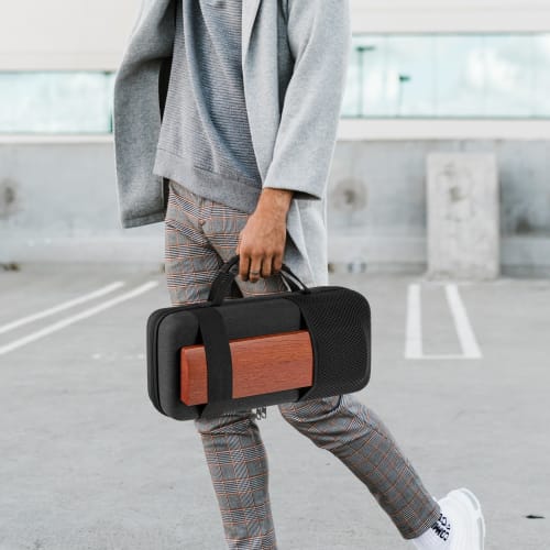 Geekria 75% Keyboard Case, Hard Shell Travel Carry Bag for 84-Key Portable Keyboards, Compatible with Keychron K2, Logitech POP Keys Mechanical Keyboa