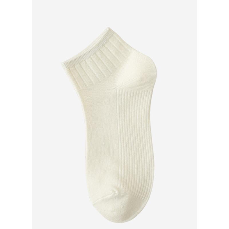 

Женские весенне-летние носки из чистого хлопка, короткие носки против пота и запаха, бесшовные носки до середины икры 1 pair