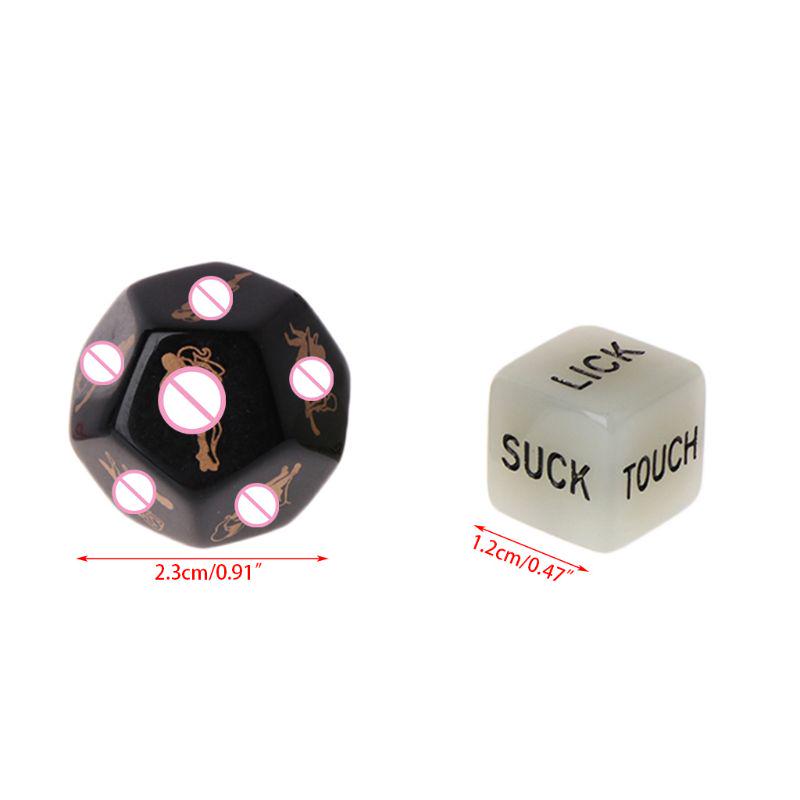 4pcs/set Sides Sex Funny Dice Game Toy Set Adult Couple Bachelor Party Gift Love