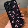 Bow Design Phone Case Suitable for iPhone 17 16 15 14 13 12 11 Pro/Max/Plus Anti Drop and Shockproof Back Cover