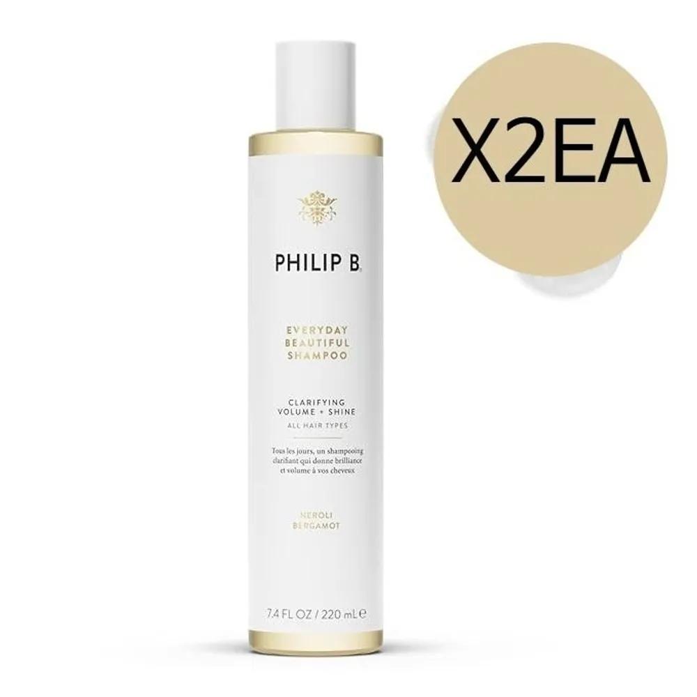 PHILIP B Everyday Beautiful Shampoo 220ml x 2