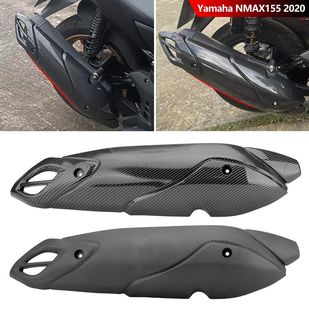1Pc New Style Motorcycle Exhaust Pipe Anti-Scalding Cover Modified Exhaust System Protective Cover for Yamaha NMAX155 2020