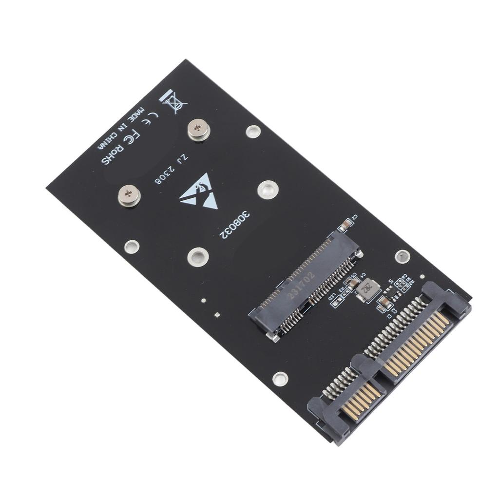 MSATA To SATA III Adapter 6Gbps Fast Transfer Mass Storage Interface PCB with SATA Interface for Desktop Computer SSD