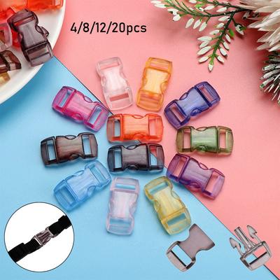 Accessories 3/8" 10mm Camp Bag Parts Webbing Outdoor Tool Side Release Buckle Dog Collar Strap