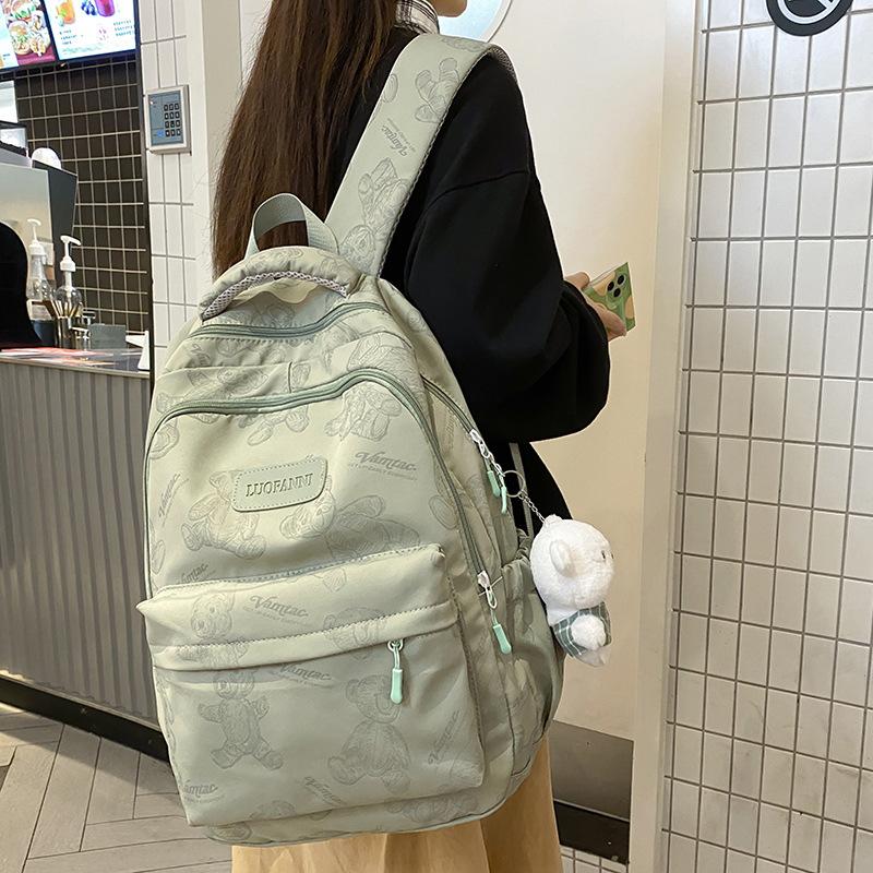 Children's Schoolbags Elementary School Students  Girls' High Ooking Junior High School Students' Printed Backpacks