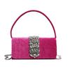 Borsa Luminosa Donna Strass Cena All-match Matrimonio Borsa a Mano Nicchia Monospalla Cross-body