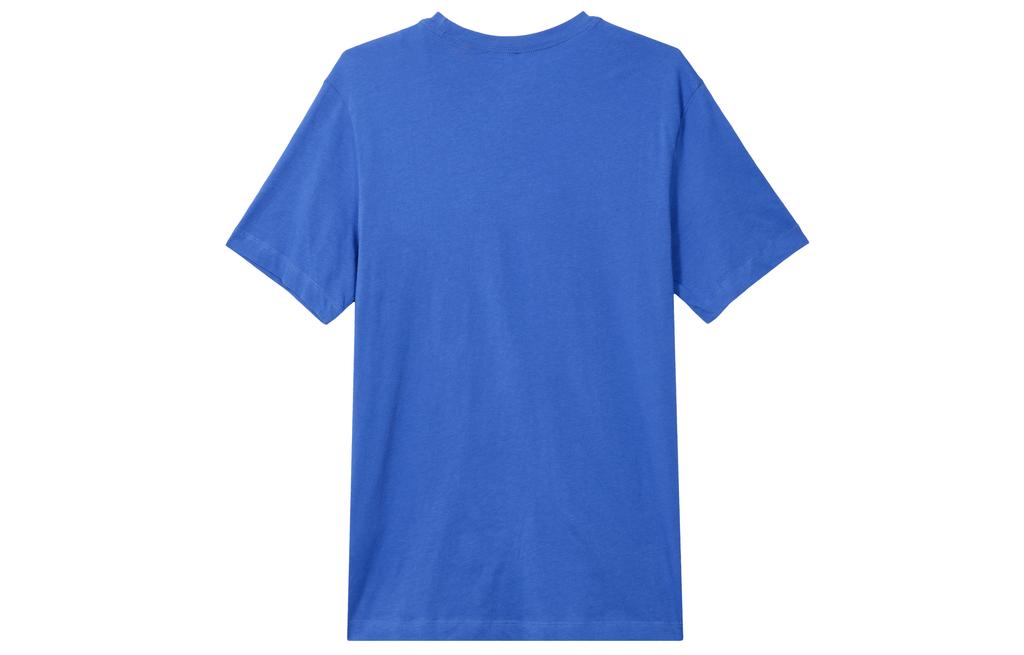 Nike T Shirts Men's Blue Crew Neck Moderate Straight Fit BV0628-480