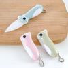 Ceramic Folding Fruit Knife Household Creative and Cute Mini Portable Sharp Knife Fruit Peeler Multi-functional Cartoon Peeler