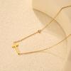Minimalist Cross Pendant Necklace, Lightweight Luxury Choker, Elegant and High-end Stainless Steel Accessory for Women