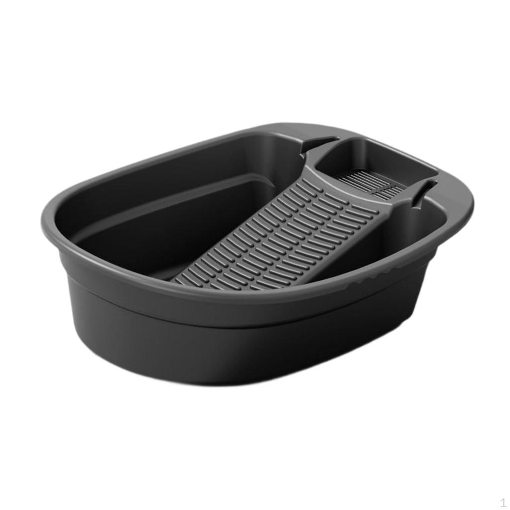 Washboard Basin Cleaning Home Bathroom Washroom Hand Wash Board Laundry Washtub for Towels