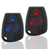 Silicone Cover For Mercedes Benz B C E Ml S Clk Cl 3 Buttons Rubber Skin Remote Key Fob Case