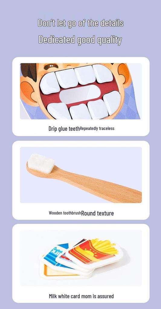 Tooth Brushing Habit Educational Board Game for Kids 3+ | Early Learning and Hand-Eye Coordination Toy