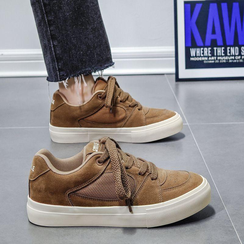 

Нишевая мужская обувь, трендовая обувь, весенние новинки, парусиновая обувь, универсальная обувь для скейтборда, обувь-хлеб, мужская обувь 40 хаки