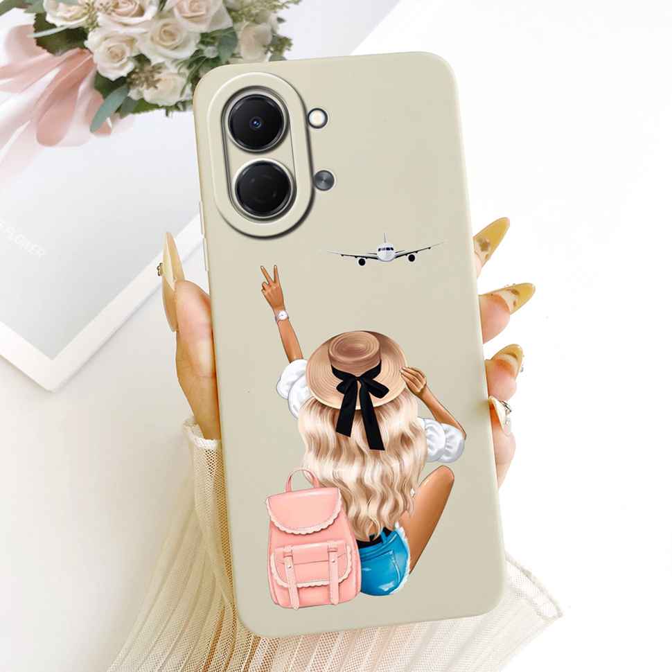 For Tecno Spark Go 3 Case Petty Girl Cover Phone Cases For Tecno Spark Go3 SparkGo 3 Back Cover Fundas Soft Silicone Bumper