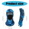 Sun Protections Neck Gaiters Long Neck Cover Scarfs Breathable Full Face Cover With Thumb Sleeve Cycling Mesh Face Mask