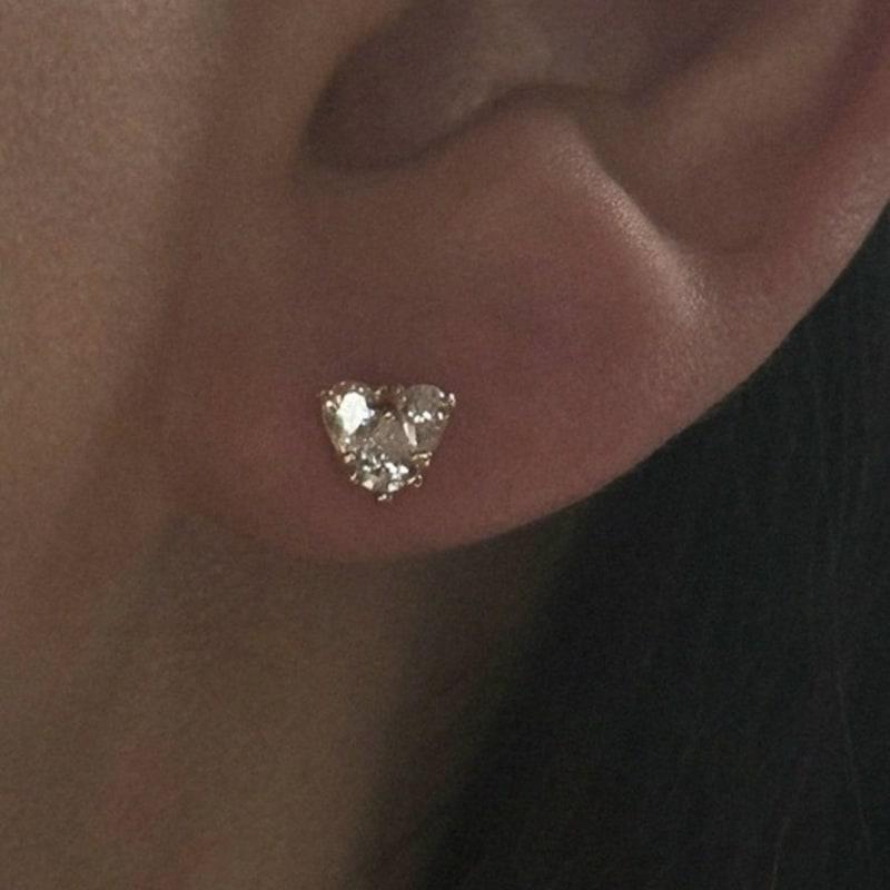 MARQUEMENT 10k 14k Koi Heart Piercing