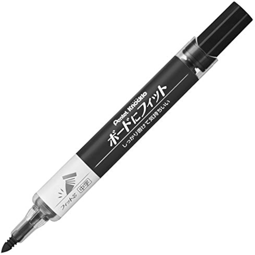 Pentel White Board Marker Board Fit Lead Medium Black EMWL5SBF-A