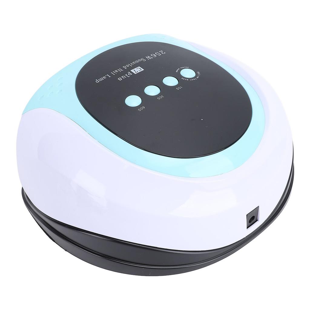256W Nail Dryer 3 Timer Setting Quick Drying Dual Light Source Portable Handle LED Nail Lamp with