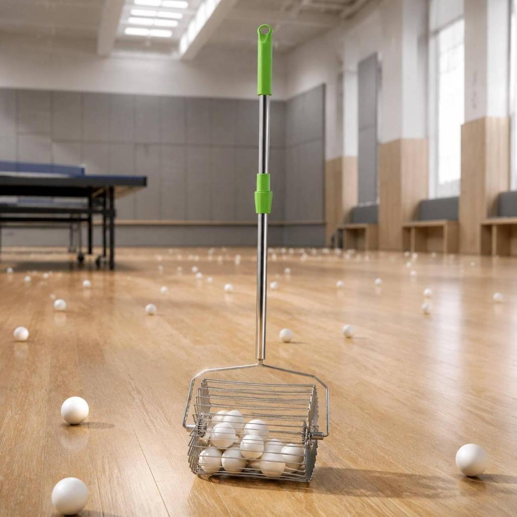 Raccoglitore di palline Easy Roll Raccoglitore per tennis Strumento in acciaio inossidabile per
