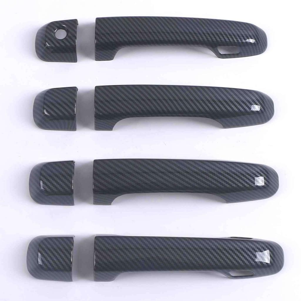 For Toyota 4Runner 4 Runner 2010 2011 2012 2013 2014 2015 2016 2017 ABS Glossy Black Door Handle Cover Car Styling Accessories