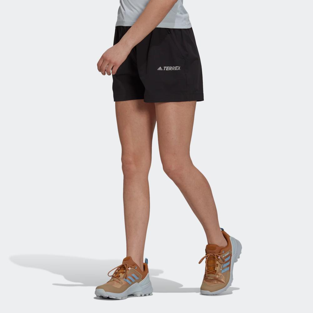 Adidas W Badge Shorts Comfortable Versatile Casual Shorts Women Shorts Black GN7534