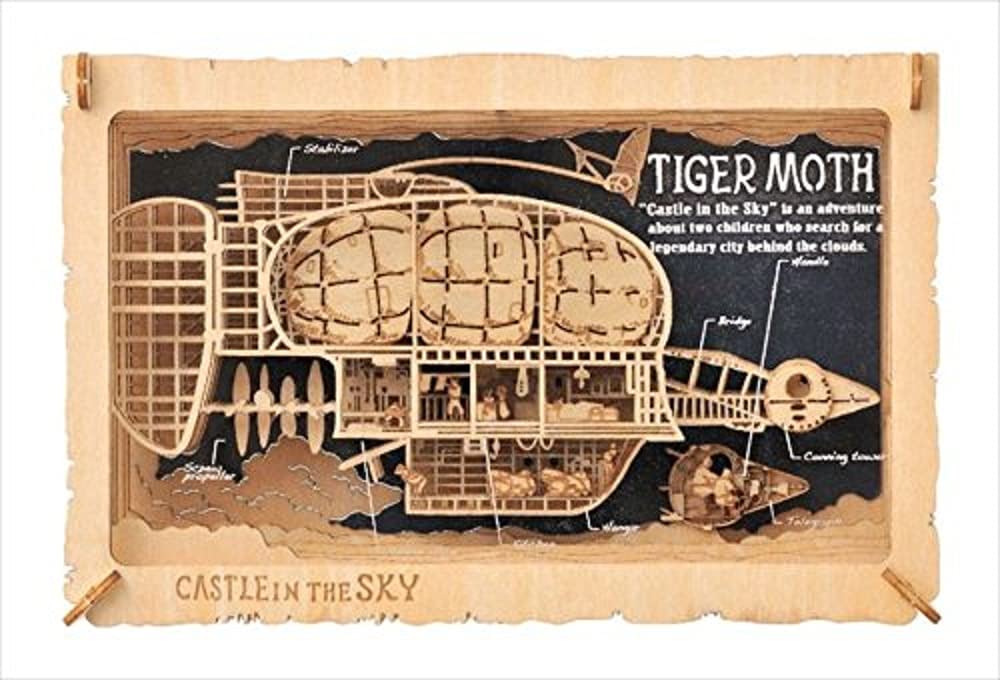 

ENSKY Castle in the Sky Tiger Moth Paper Theatre H100 x W152 x D42 мм