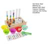 Test Tube Bead Matching Toy Fine Motor Skills Preschool Learning Color Sorting Cup Toddler Boys Girls Educational Colorful Ball Catching Dropping Toy