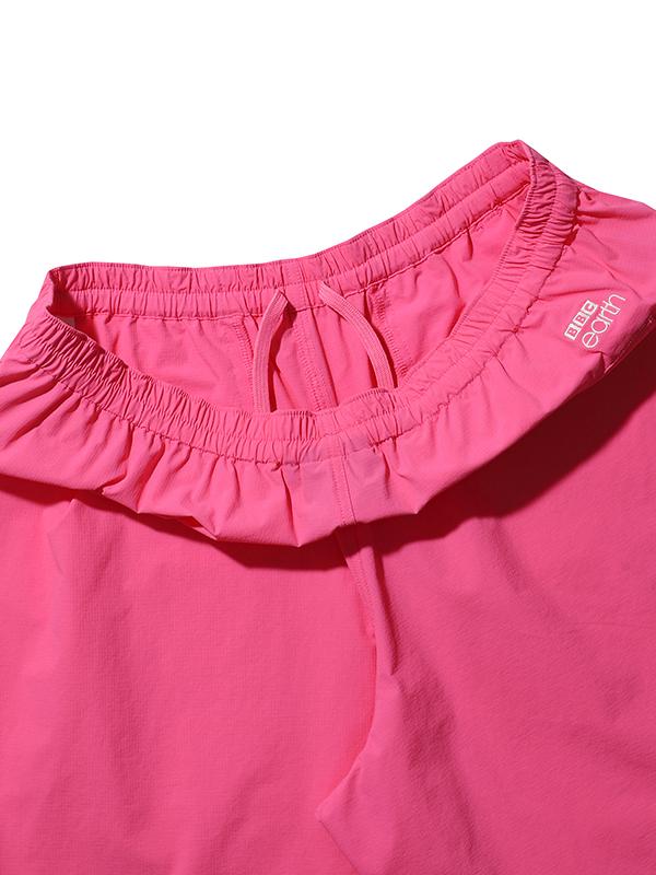 BBC EARTH Quick-Dry Ripstop Knee-Length Half Pants_Pink