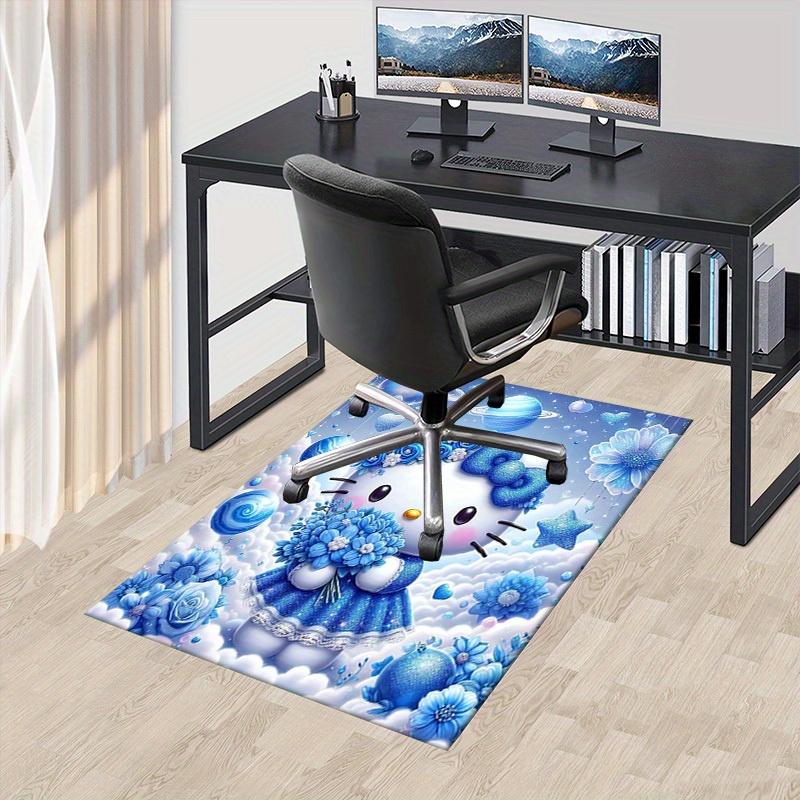 

1pc HelloKitty Soft Printed Area Rug, Office Carpet, Under Chair Protector Blanket for Bathroom, Living Room, Bedroom, Laundry 75x90cm