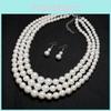 Modern Pearl Jewelry For Women Geometric Design Fashion Accessory