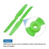 uxcell 10-Piece Set of 6x3" 2-Blade RC Propellers, Green, with Washers, for RC Aircraft and Quadcopter Main Rotors