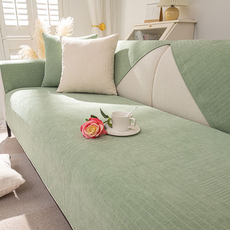 Sofa Cushion Four Seasons Universal Chenille Non-Slip Simple Modern Nordic Solid Color High-End Universal Sofa Cover Cover Cloth