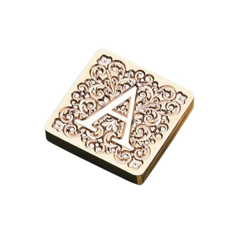 

Brass Head English Letters Wax Seal Stamp Letters Series Sealing Waxed Stamp for Card Scrapbooking Invitation Decoration
