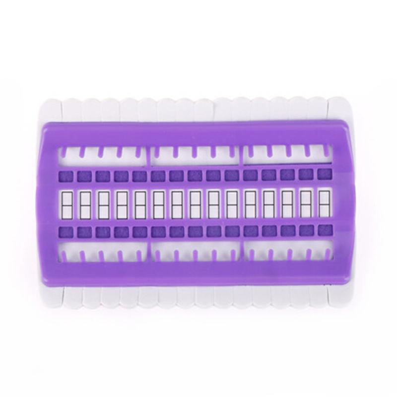 Sewing Tools 30 Positions Cross Stitch Row Line Tool Set Sewing Needles Holder Embroidery Floss Thread Organizer DIY 3 Colors