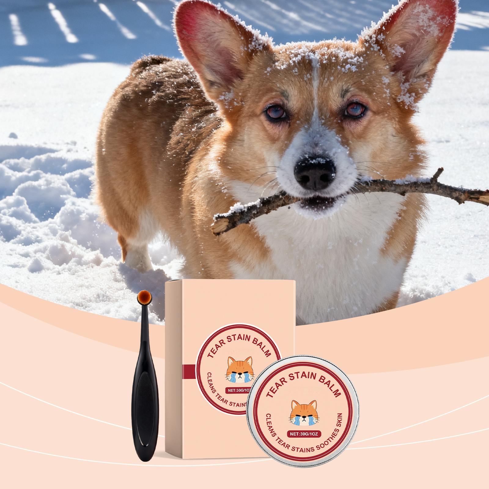 Pet Tear Stain Remover. Cleans And Reduces Tear Stains, Remove Pet Eye Discharge Stains. one size белый