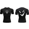 Men's Fitness Compression Quick-Drying Sports T-Shirt Summer Gym Cycling High Elasticity Sports Sweatshirt Casual Sweat Absorbing Tight Fit Top