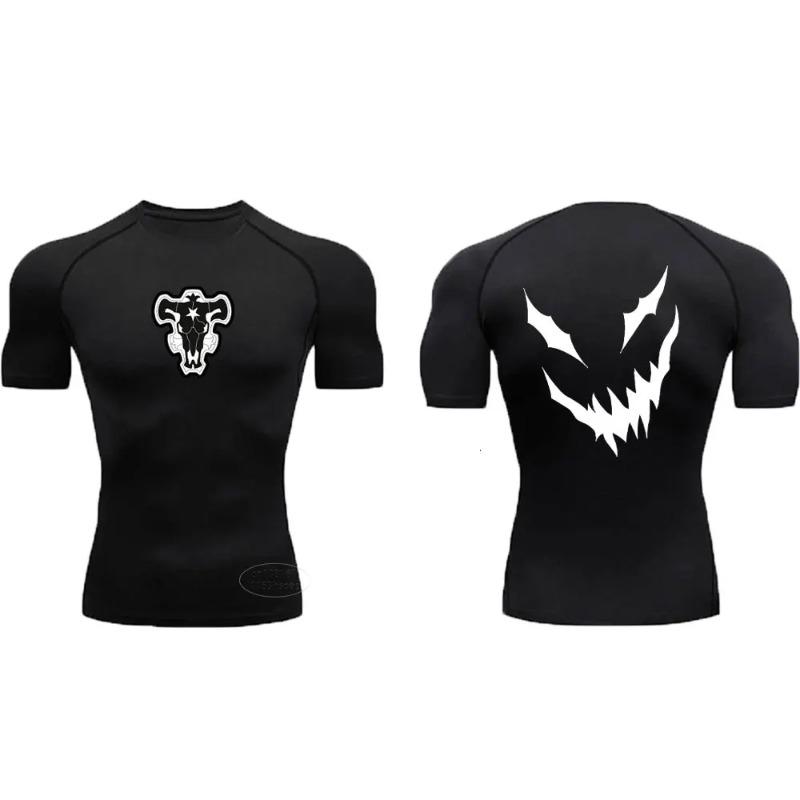 Men's Fitness Compression Quick-Drying Sports T-Shirt Summer Gym Cycling High Elasticity Sports Sweatshirt Casual Sweat Absorbing Tight Fit Top