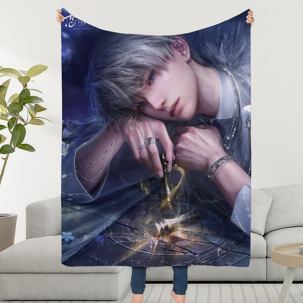 Deepspace Blanket Soft Warm Love Furry Throw Celebrate Second Super Kids Toys Bed Sofa Anniversary Car Cradle