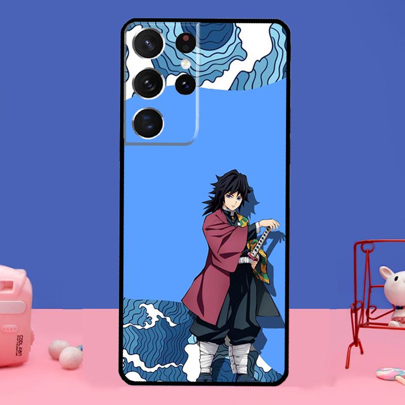 Giyu Tomioka Demon Slayer Kimetsu no Yaiba Case For Samsung Galaxy S21 Ultra S20 FE S9 S10 S21 Plus Note 20 S22 Ultra Full Cover